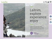 Tablet Screenshot of leitrimtourism.com